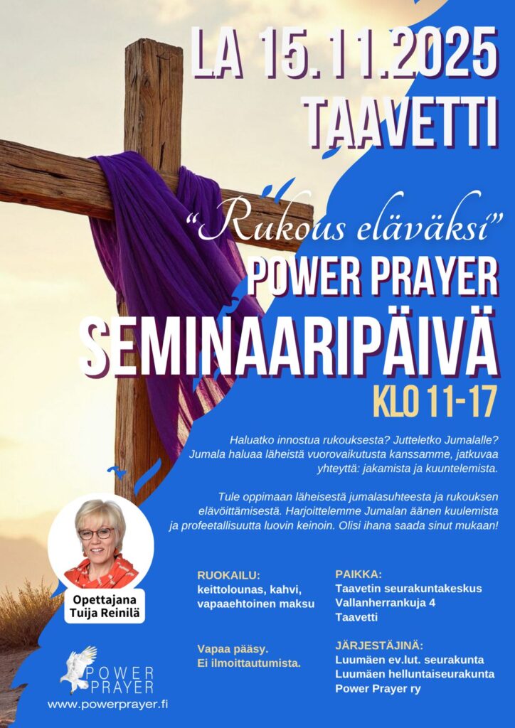 Profeetallinen seminaaripäivä Taavetti 15.11.2025 - A4-mainos