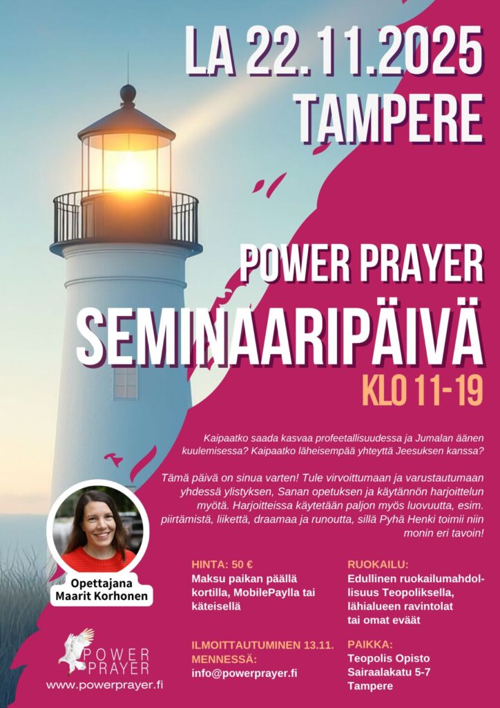 Profeetallinen seminaaripäivä Tampere -22.11.2025 - A4-mainos